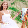 Canvases for Painting - 9x12 12 Pack Art Paint Canvas Panels Set Boards - 100% Cotton Primed Painting Supplies for Acrylic, Oil, Tempera & Watercolor Paint