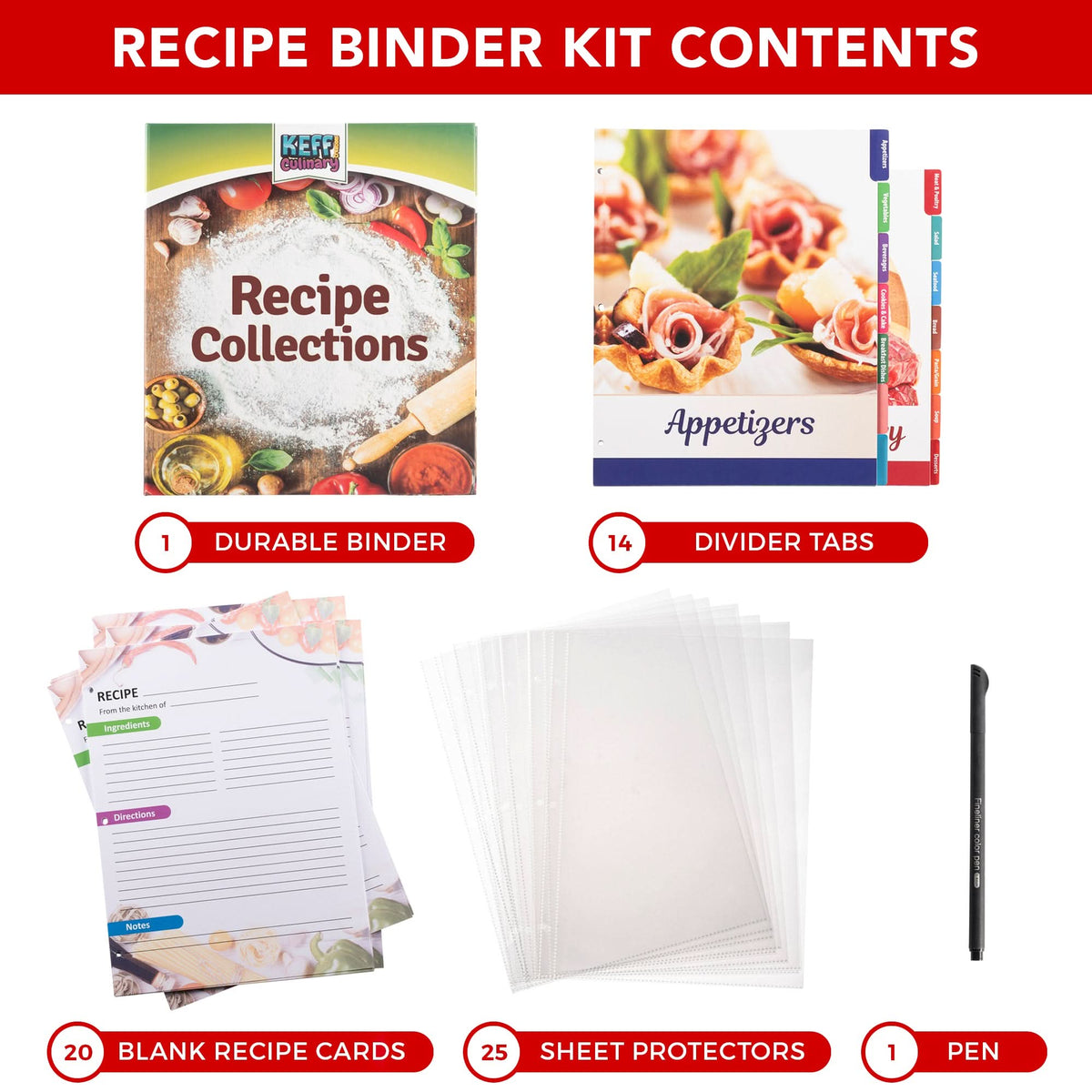KEFF Recipe Book to Write in Your Own Recipes