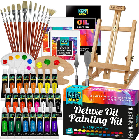 Oil Paint Set for Adults and Kids - Oil Painting Art Kits Supplies