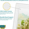 Canvases for Painting - 32 Pack Paint Canvas Boards Panels Set - 5x7, 8x10, 9x12, 11x14 Inches 100% Cotton Primed Art Painting Supplies for Acrylic, Oil, Tempera & Watercolor Paint