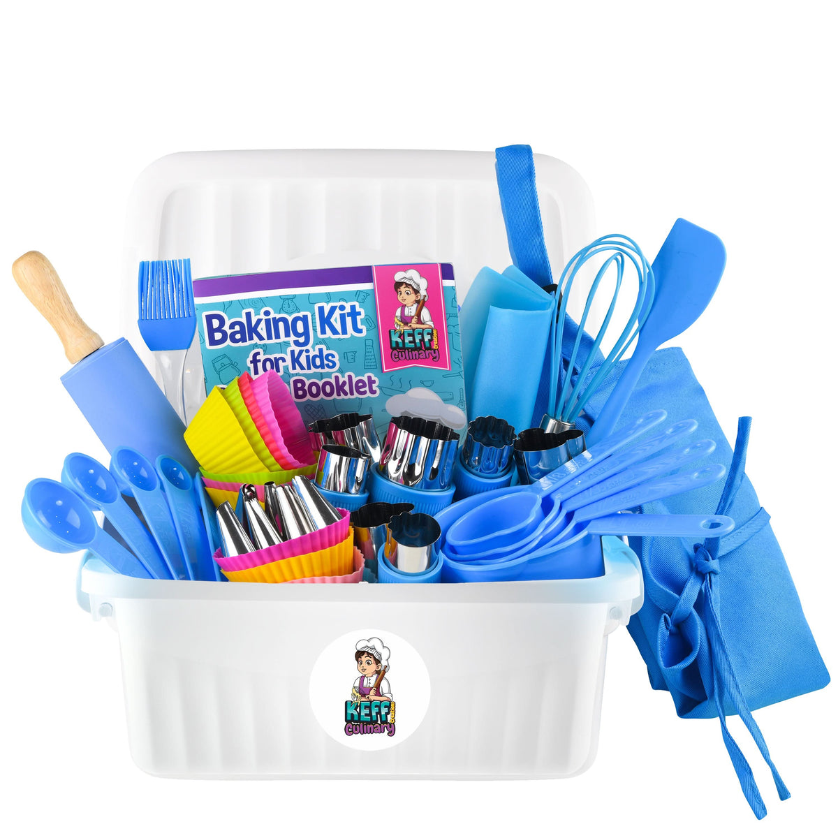 KEFF Kids Cooking and Baking Set for Girls and Boys - Baking Kit with ...