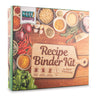 KEFF Recipe Book to Write in Your Own Recipes - 8.5x11 Recipe Binder Organizer with Blank Recipe Cards, Plastic Protector Sleeves, Divider &amp; Pen, DIY Cookbook Organizer for Kitchen &amp; Meal Planning