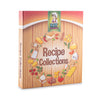 KEFF Recipe Binder Kit for Kids - Recipe Book To Write In Your Own Recipes - Cookbook Binder Organizer with Blank Recipe Cards, Card Holders, Dividers, Markers, Stencils & Stickers - 8.5x11