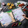 KEFF Recipe Book to Write in Your Own Recipes - 8.5x11 Recipe Binder Organizer with Blank Recipe Cards, Plastic Protector Sleeves, Divider &amp; Pen, DIY Cookbook Organizer for Kitchen &amp; Meal Planning