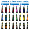 24 Fun Color Artist Grade Acrylic Paint Bundle
