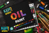 24 Professional Quality Artist Oil Paint Bundle