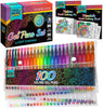 100 Colorful Artists Gel Pens and Color Book Bundle