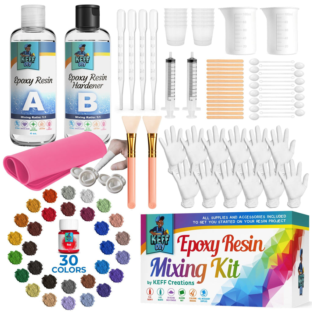 Citron Lærerens dag sarkom Epoxy Resin Mixing Kit 30 Powder Pigments – KEFF Creations